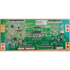 LINSAR LS65UHDNF T-CON BOARD ST675AB5B-V1.1 ST6451D02-G.4K